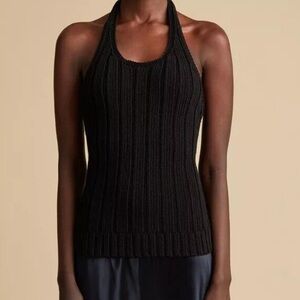 Khaite Sesto Sweater Knit Halter Top